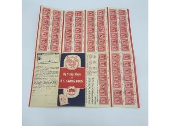1949 US School Savings Program Stamp Album For Saving Bonds