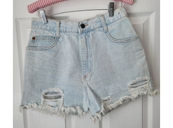 STOP THE PRESSES! WHO REMEMBERS THESE!! Vintage 80s Steel Jean Shorts!  Excellent Condition!