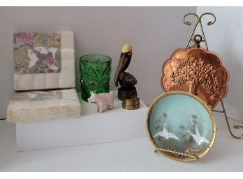 Vintage Decor & Kitchen Stuffs Incl Copper Mold, EAPG, Nippon And More!