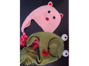 Adorable Knitted Kids Hats- Great Condition!