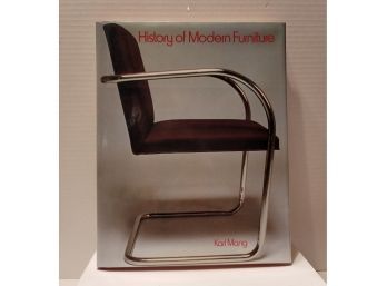 Vintage 1978 History Of Modern Furniture Hard Cover Coffee Table Book By Karl Mang Excellent Condition