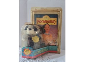 Vintage NOS Factory Sealed Pocahontas Vhs Tape With Plush Toy