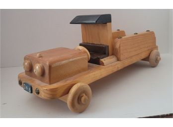 Awesome 70s Handmade Wooden Truck Excellent Condition