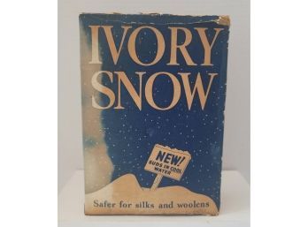 Very, Very Early NOS Box Of Ivory Snow!