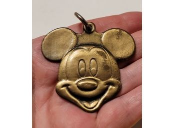 Vintage MC Brass Mickey Mouse Key Chain