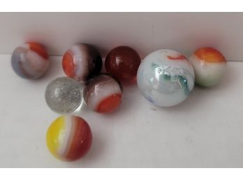 Vintage Glass Marble Lot Including Shooter Excellent Condition
