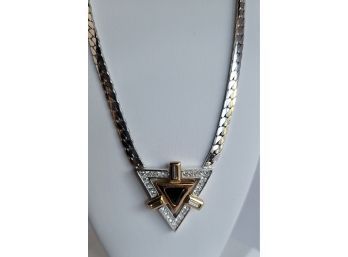 Hang On I Just Fainted! Vtg 40s-50s Authentic Christian Dior Art Deco Necklace Germany Excellent Condition!!
