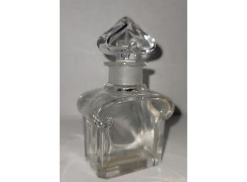 Lovely Vintage Signed Baccarat Art Deco Style For Guerlain Perfume Bottle Excellent Condition Needs Cleaning