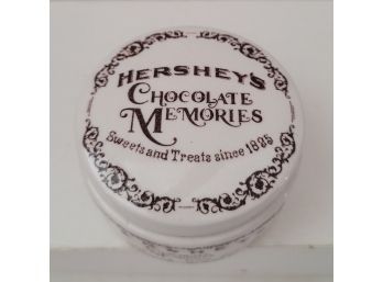 Vintage MC Hershey's Chocolate Memories Porcelain Trinket Box Excellent Condition