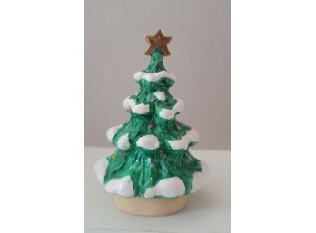 Adorable Little Vintage MCM Ceramic Christmas Tree Figurine