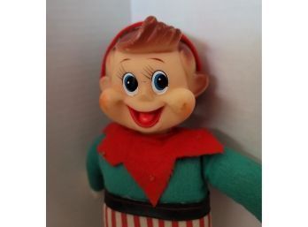 Cute Or Creepy? Your Call! Vintage MCM Large Christmas Elf Great Condition