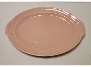 Love That Pink! Vintage 40s-50s Retro TS&T Taylor Smith Taylor Lu-Ray Pastels Sharon Pink Serving Platter