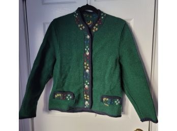 This Will Keep You Warm! Vintage 90s Lanamoden Salzburg Wool Cardigan