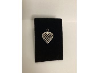 Marked 925 Silver Heart Pendant