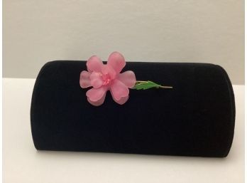 Large Pink Flower Brooch