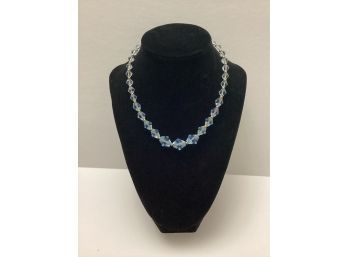 Light Blue Crystal Necklace