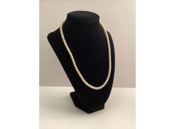 Signed DTR 925 Pearl Necklace
