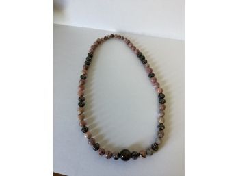Stone & Beaded Necklace