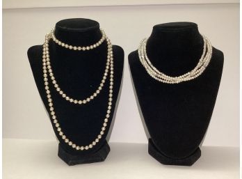 Faux Pearl & Bead Necklaces