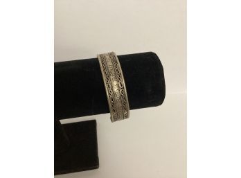 Etched Cuff Bracelet