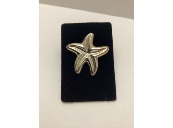 925 Silver Starfish Brooch