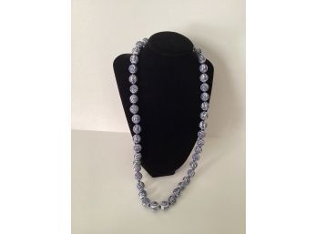 Asian Porcelain Beaded Necklace