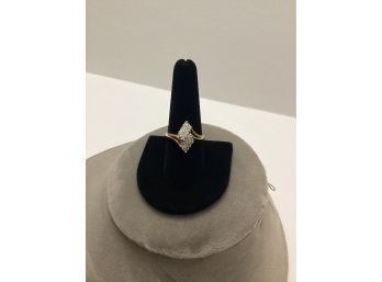 18k GF Ring With Stones
