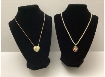 1928 Heart Necklaces