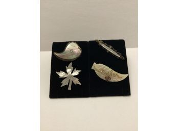 Mother Of Pearl Brooches
