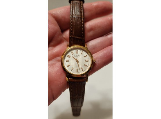 Like New! Bulova Classic 97L121 Rose Gold Watch New Battery!