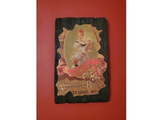 Here's To The King Of Beers! Vintage Budweiser Girl Prints