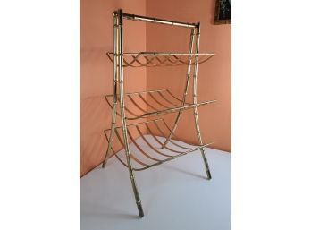 MCM Metal Bamboo 3 Tiered Magazine Rack PICKUP ONLY