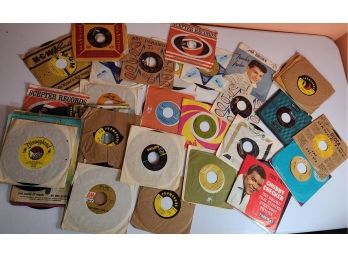 Incredible Selection Of Records 45s And Sleeves