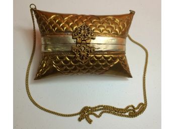 1920s Metal Velvet Lined Handbag