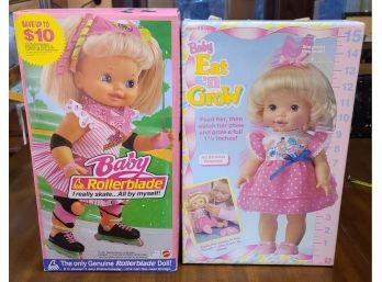 1991 Mattel Baby Rollerblade And 1989 Eat And Grow NIB (PICKUP ONLY)
