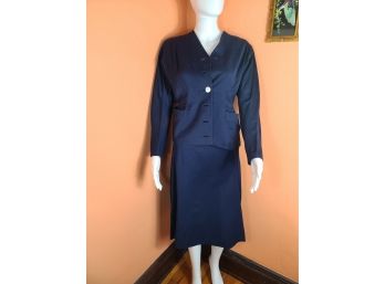 Another Gorgeous 1940s Suit Navy XS