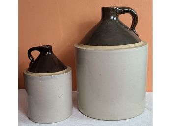 2 Vintage Ceramic Handglazed Jugs Decor (PICKUP ONLY)