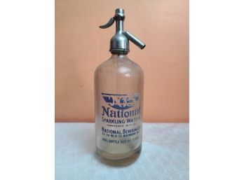 Vintage Bayonne National Sparkling Water Glass Bottle PICKUP ONLY