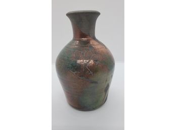 Vtg Signed Raku Maui Pottery Vase PICKUP ONLY