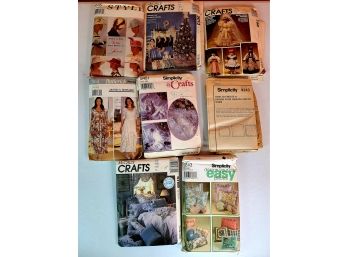 Vintage Clothing And Crafts Patterns