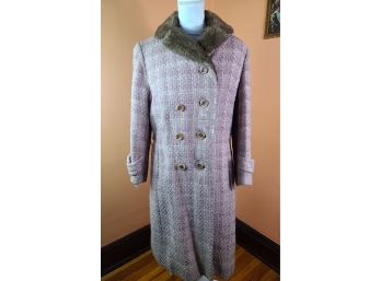 1960s Lavender Wool Coat S PICKUP ONLY