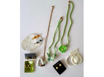 Bright And Funky Vintage Mod And Ceramic Jewelry