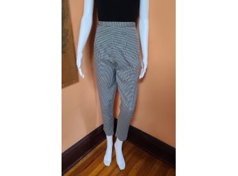 I'M CRYING Homemade Gingham 1950s High Waisted Cigarette Pants XS
