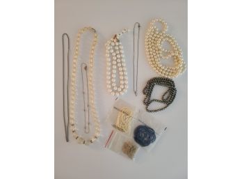 Vintage Necklaces Including NOS Avon
