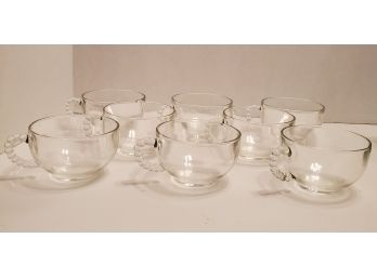 Vintage 1950s Federal Glass Cup Set PICKUP ONLY