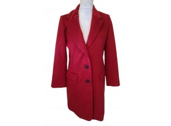 Like New Classic Red Ladies Peacoat Size 6