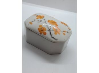 Vintage Floral Trinket Box
