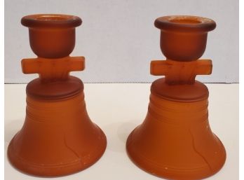 Vintage Liberty Bell Candle Stick Holders Pickup Only
