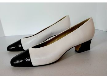 1980s Etienne Aigner Leather Heels Like New 8M