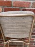 4 Pc Vintage Mid Century Costco Folding Metal Chairs